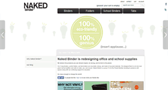 Desktop Screenshot of nakedbinder.com