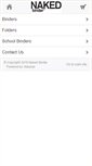 Mobile Screenshot of nakedbinder.com